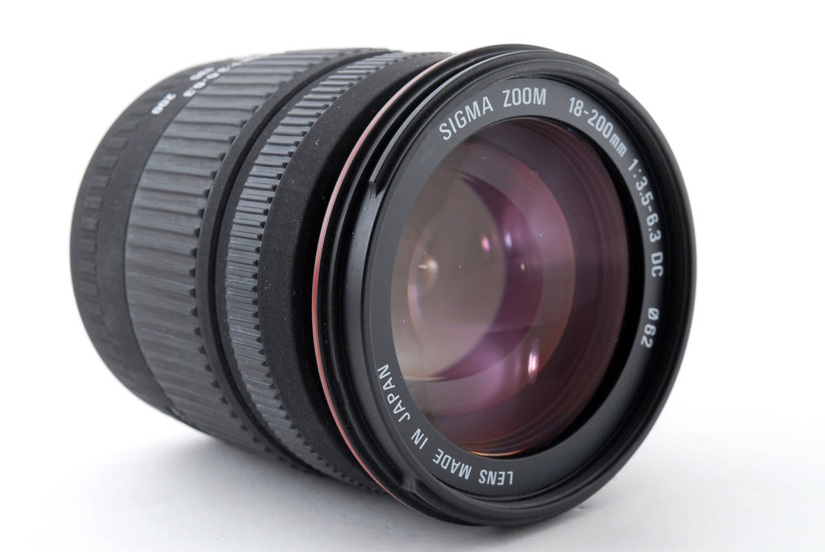 シグマ(Sigma) SIGMA シグマ 18-200mm F3.5-6.3 DC OS キャノン用 中古 