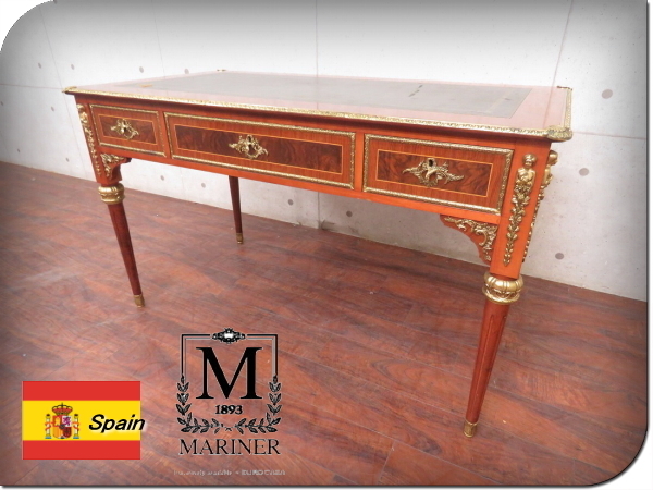 ◼️◼️◼️スペイン製、鋳物使用、高級コンソールテーブル、50万、検索マリネール □美品□MARINER/マリネール□スペイン□最高級□マホガニー□象嵌加工