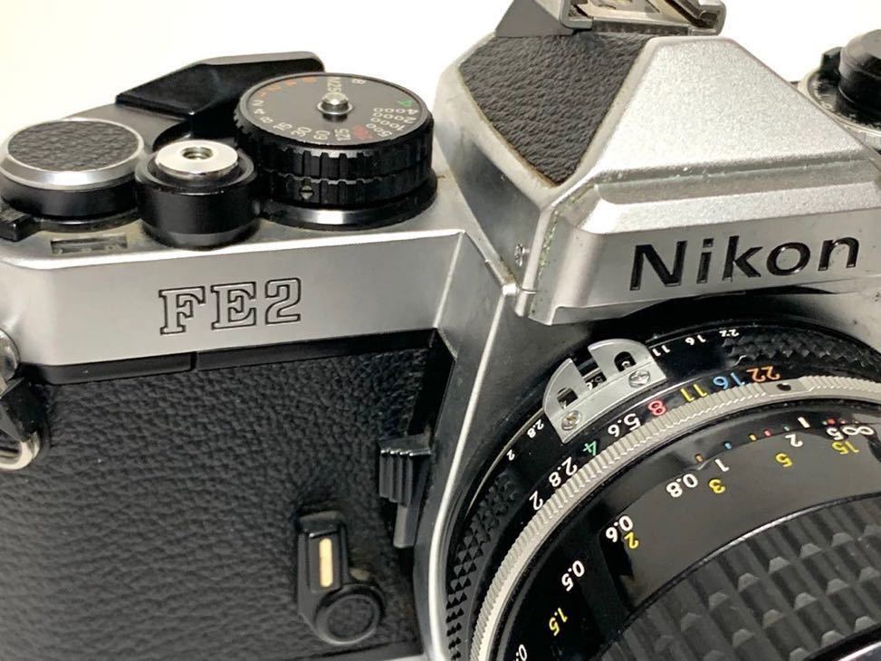 ◇ Nikon ニコン FE + AI NIKKOR 35mm F2.8 フィルムカメラ 広角単焦点