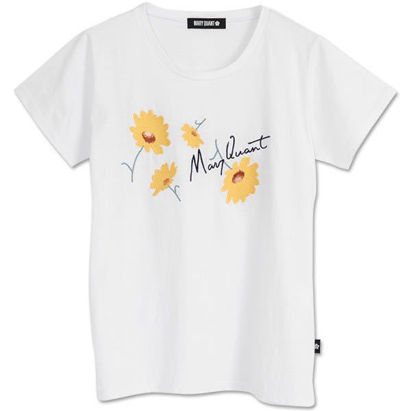 新品　マリークワント　今期　カモミール柄　Ｔシャツ 白　完売品