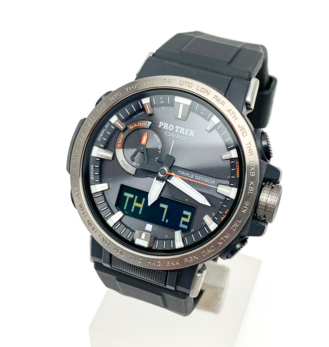 【人気，得価】 CASIO カシオ RRO TREK プロトレック PRW-60Y メンズ 腕時計 タフソーラー 電波ソーラー(PRO TREK)｜売買されたオークション情報、yahooの商品情報をアーカイブ公開 - オークファン PRO TREK