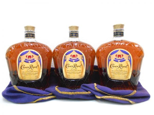 Crown  ウイスキー 3本セット 古酒 3本セット Crown Royal クラウン ローヤル Canadian Whisky