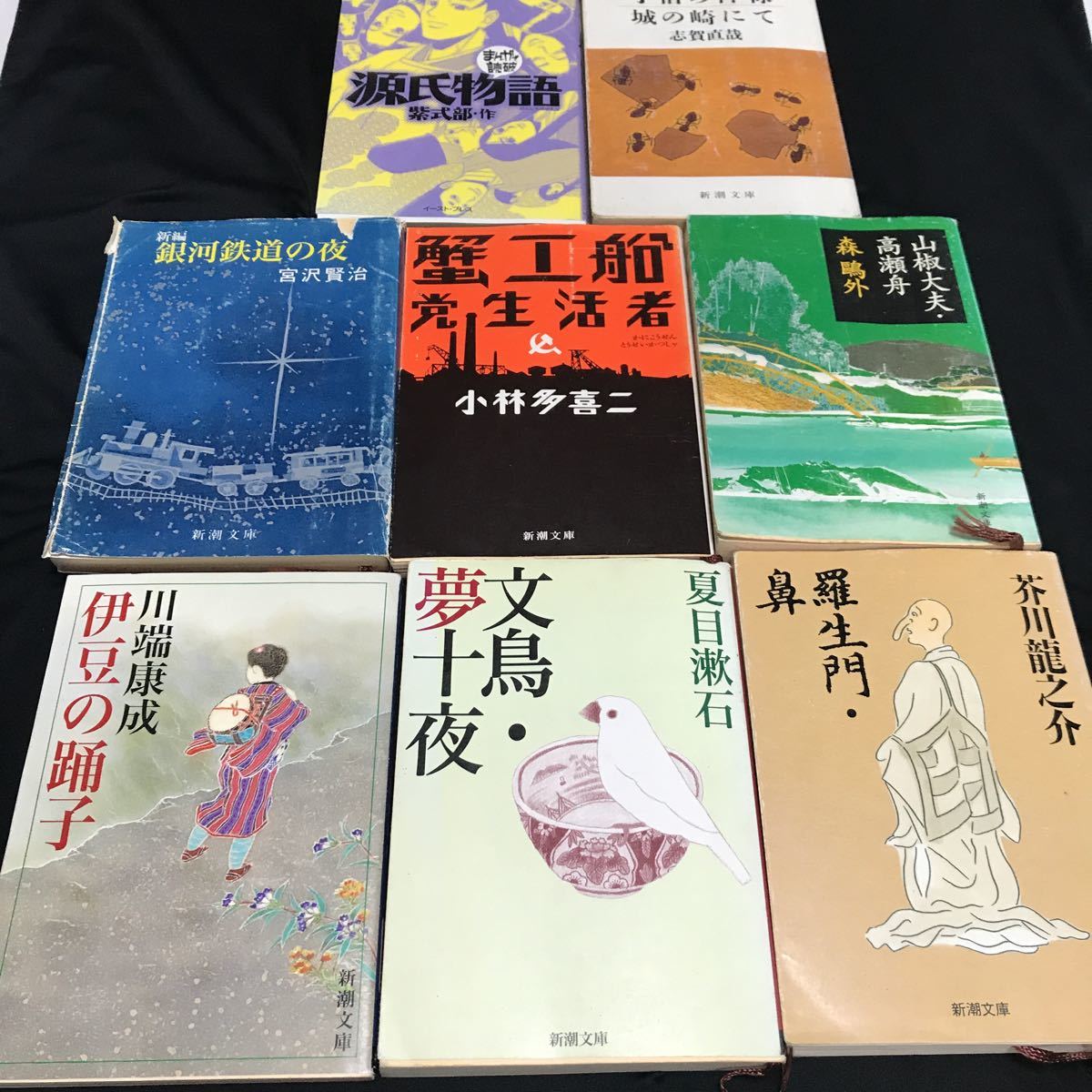 文庫 小説 いろいろまとめて8冊セット いづの踊り子 文鳥夢十夜 羅生門 鼻 銀河鉄道の夜 蟹工船党生活者 山椒大夫高瀬舟 複数作家 売買されたオークション情報 Yahooの商品情報をアーカイブ公開 オークファン Aucfan Com