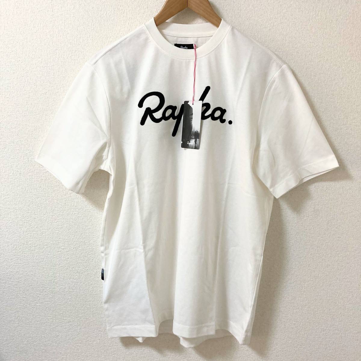 激安大特価，激安大特価，HOT Rapha メンズ チェーンステッチ ロゴ Tシャツ Lサイズ ホワイト/ブラックロゴ Men's Logo T-Shirts 匿名配送(Lサイズ)｜売買されたオークション情報、yahooの商品情報をアーカイブ公開 - オークフ 男性用