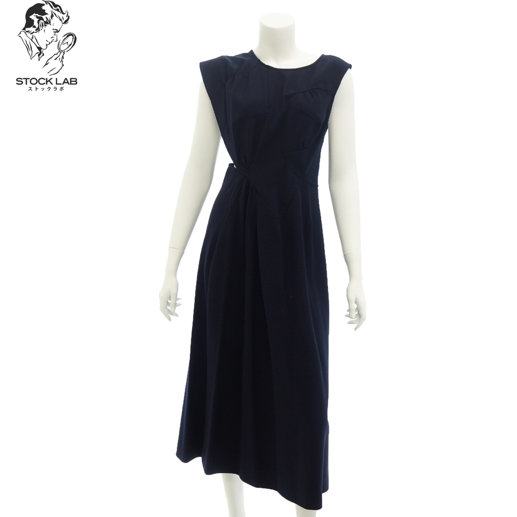 Yohji Yamamoto ヨウジヤマモト ノースリーブ デザインワンピース アジャスターベルト S ネイビー レディース ワンピース 売買されたオークション情報 Yahooの商品情報をアーカイブ公開 オークファン Aucfan Com