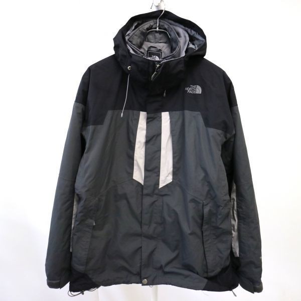 超激得，品質保証 THE NORTH FACE ノースフェイス ナイロンジャケット マウンテンパーカー HYVENT ライナー 黒&times;グレー L 古着 I7221(Lサイズ)｜売買されたオークション情報、yahooの商品情報をアーカイブ公開 - オ 男性用