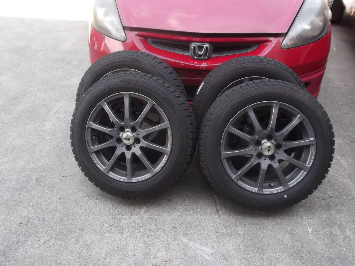 【数量限定，SALE】 195/60R16 タイヤホイール４本セット ダンロップ スタッドレス(スタッドレスタイヤ)｜売買されたオークション情報、yahooの商品情報をアーカイブ公開 - オークファン 5穴