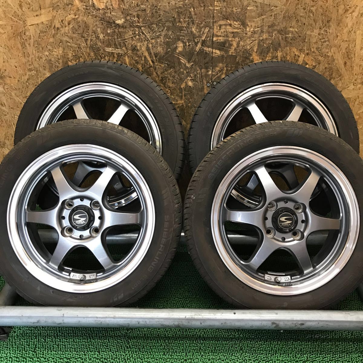 S-HOLD 14×5J NK 4×4WD M/T 165/65R14 超バリ溝 S-HOLD 14×5J 100/4H 165/55R14 極上バリ山タイヤ付き G-36 福岡