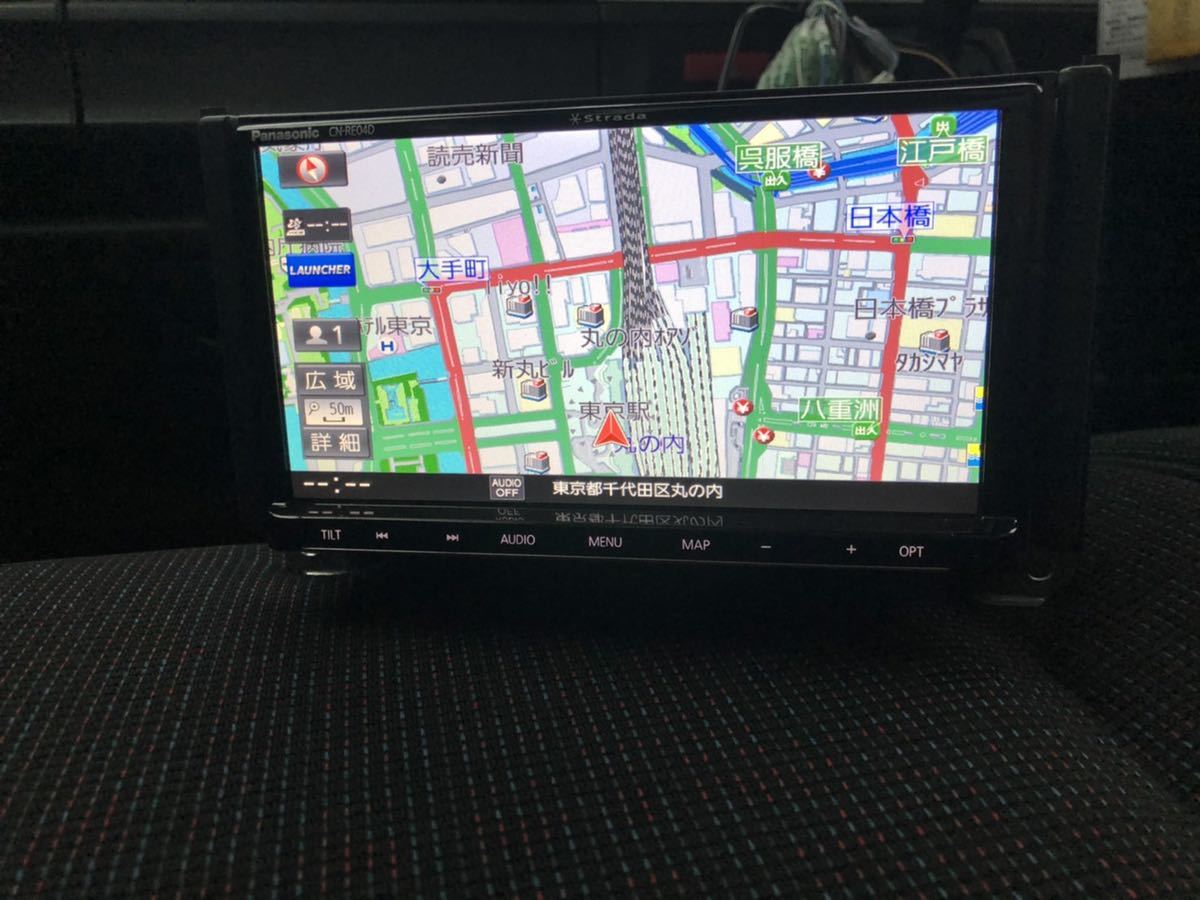 美品】売切り！パナソニック ストラーダ メモリーナビ CN-RE04D 地区