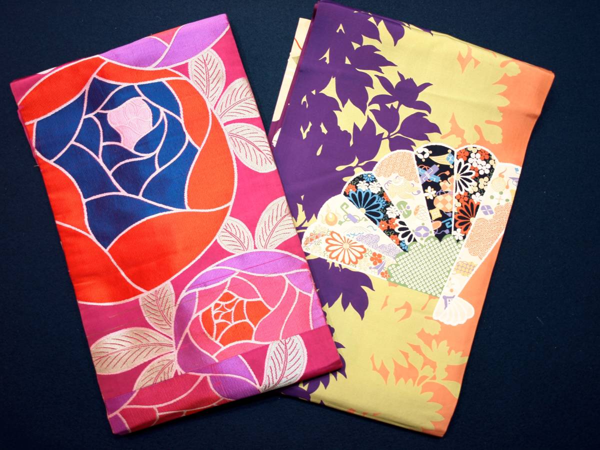 アンティーク帯 | kimono tento アンティーク帯 昼夜帯 名古屋帯 2本