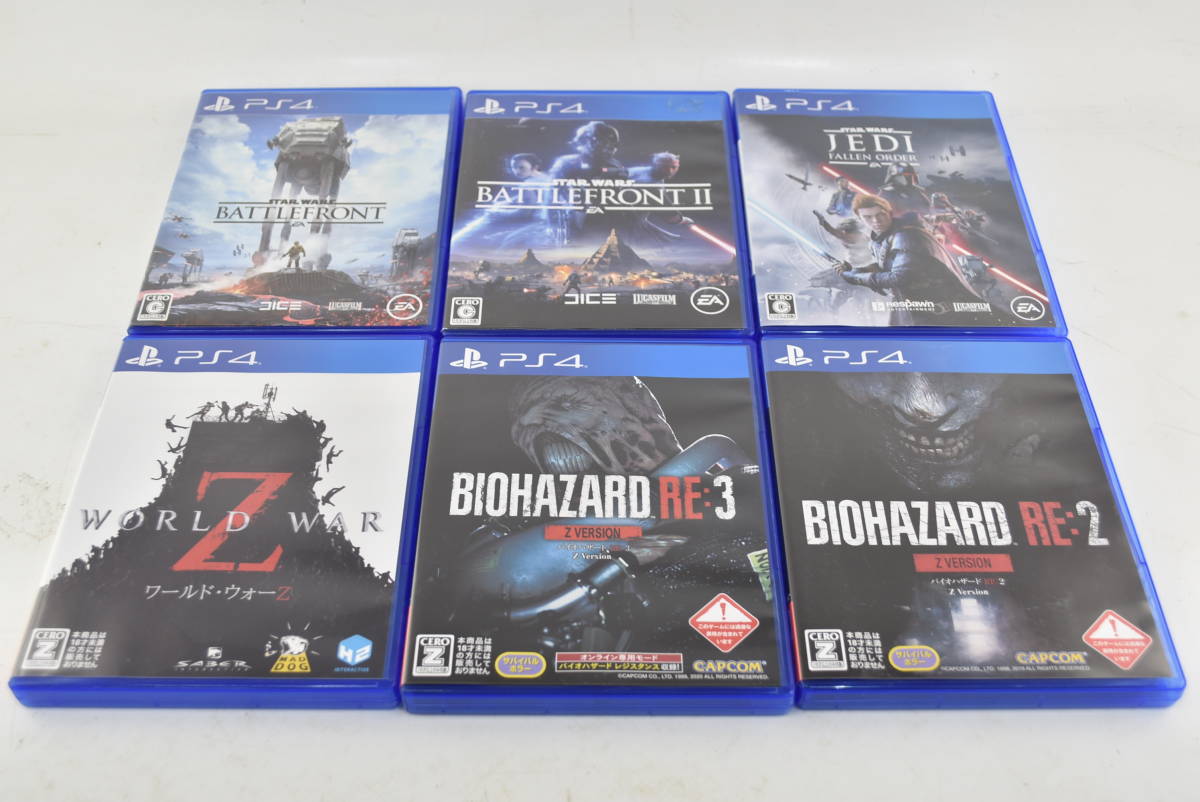  11453 PS4 ソフト 6本セット BIOHAZARD RE:3 Z Version/RE:2 Z Version/スターウォーズ バトルフロント 他 1円スタート 品(PS4ソフト)｜売買されたオークション情報、yahooの商品情報をアーカイブ公開 - オー PS4ソフト