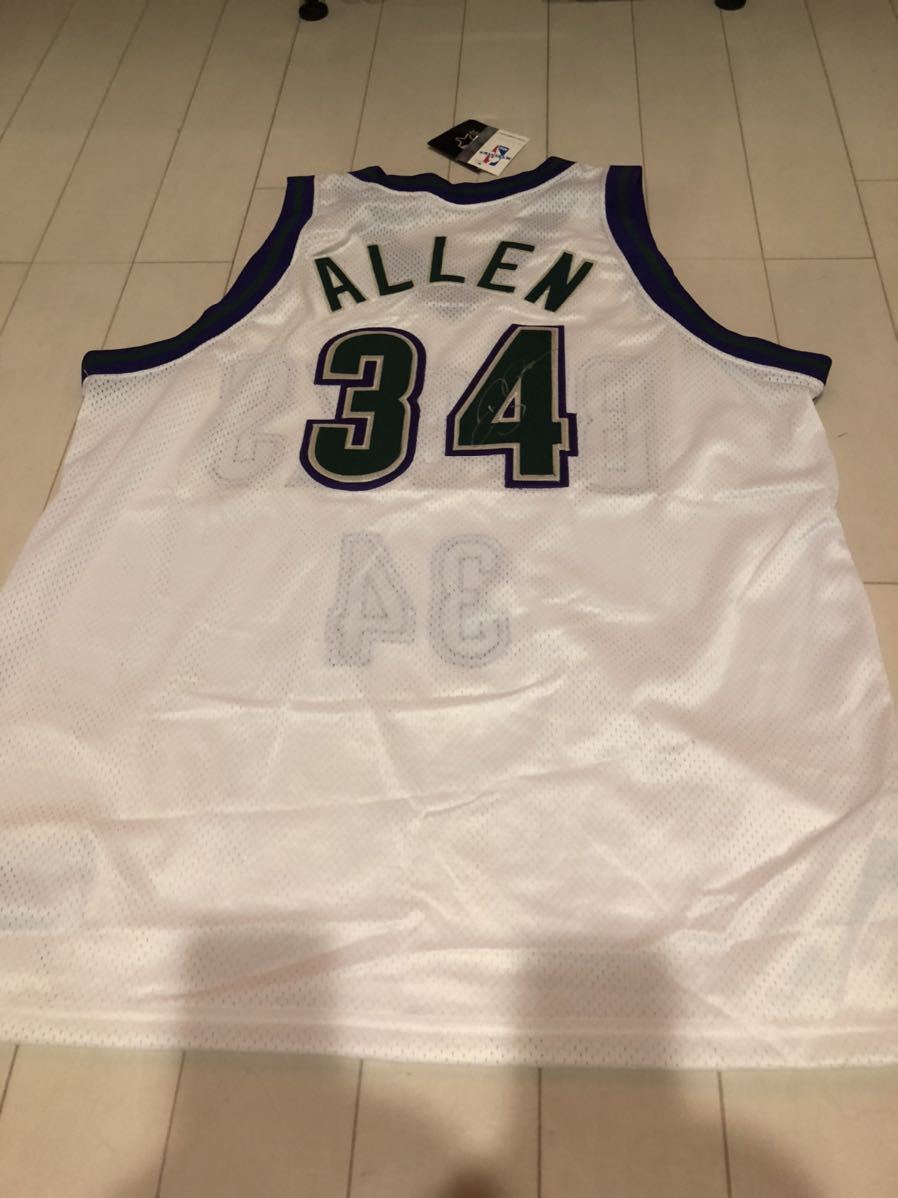 激安大特価，最新作 最終出品 Ray Allen Autograph Jersey(サイン)｜売買されたオークション情報、yahooの商品情報をアーカイブ公開 - オークファン サイン