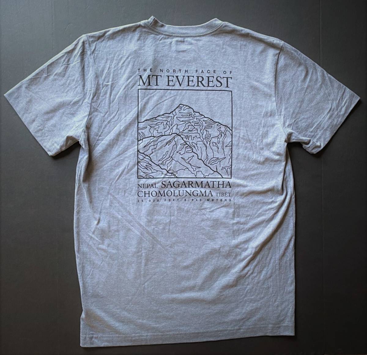 激安大特価，2026 USAノースフェイス エベレストTシャツ 杢グレー M アメリカ直営店購入(半袖シャツ)｜売買されたオークション情報、yahooの商品情報をアーカイブ公開 - オークファン 男性用