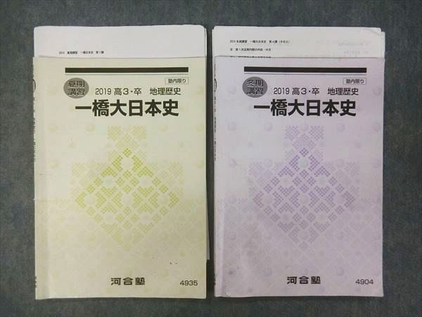 河合塾 : 一橋大世界史 竹内先生 冬期講習 一橋大日本史 SEG 東進 Z