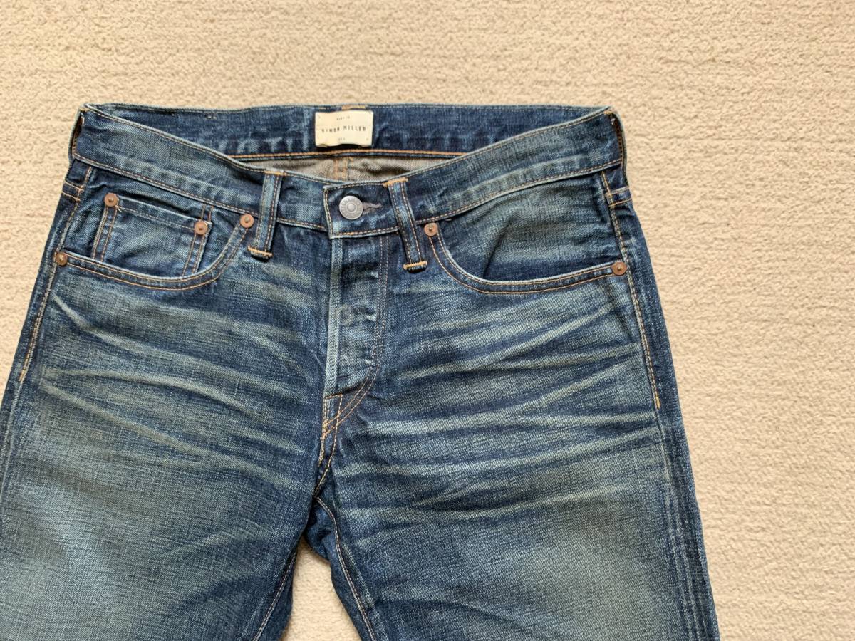MILLER SIMON デニムパンツ ダメージ加工 ワイド サイモンミラー 日本 