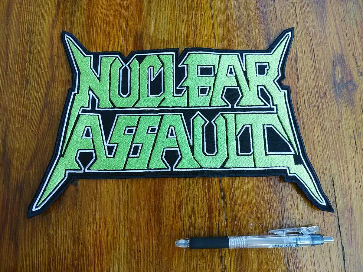 【新作入荷，新作入荷，HOT】 NUCLEAR ASSAULT 刺繍 バックパッチ ワッペン / slayer testament metallica exodus motorhead helloween anthrax s.o.d.(その他)｜売買されたオークション情報、yahooの商品情報をアーカイブ公開 - オークファン その他