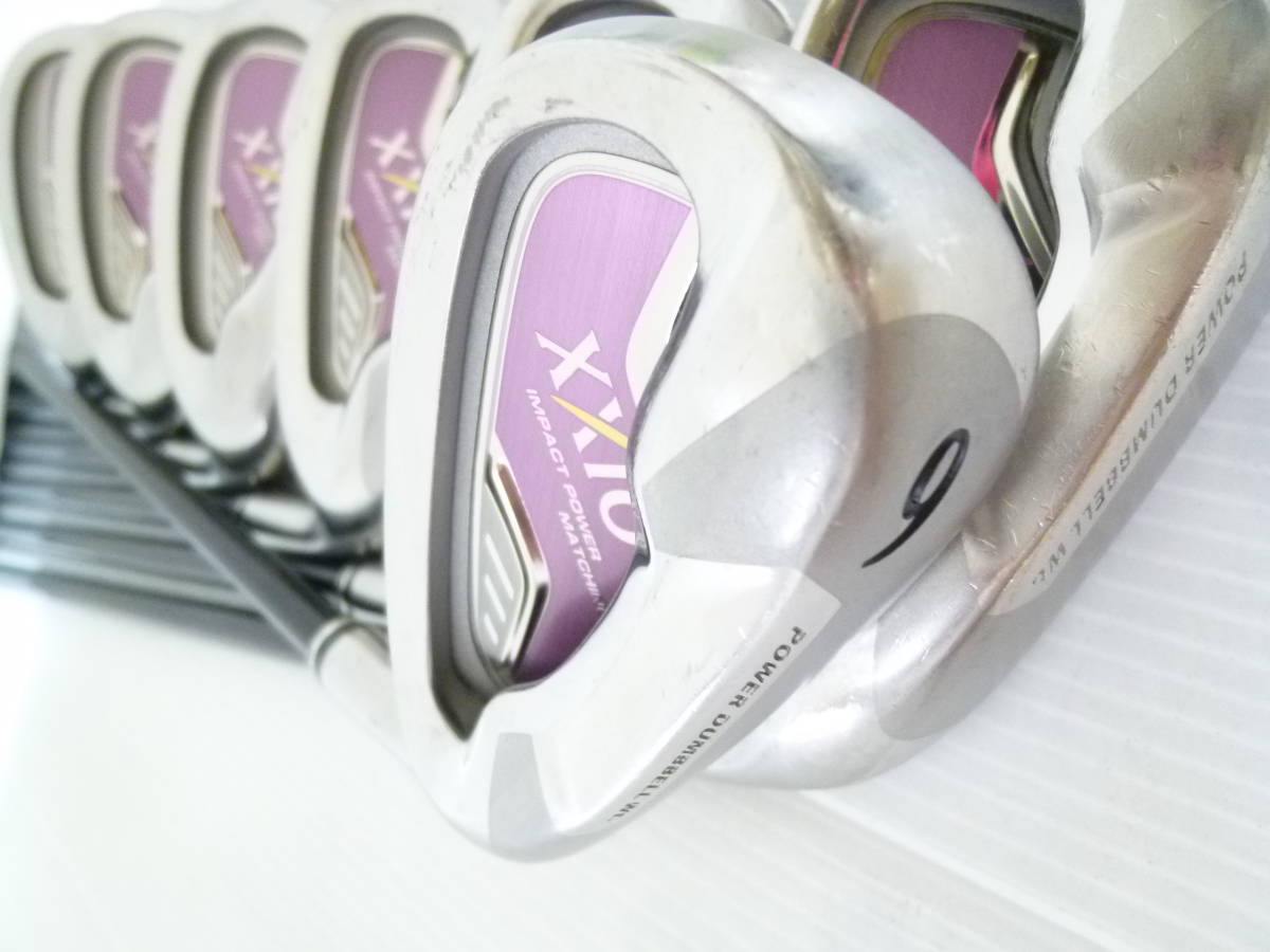【HOT，人気】 大 ゼクシオ ダンロップ XXIO レディース 2010 ピンク MP600 L 6#-Sw 7本セット(アイアン)｜売買されたオークション情報、yahooの商品情報をアーカイブ公開 - オークファン 女性右きき用