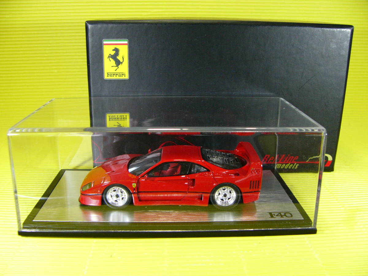 レッドライン 1/43 フェラーリ F40 1988 赤 Ferrari F40 red rosso