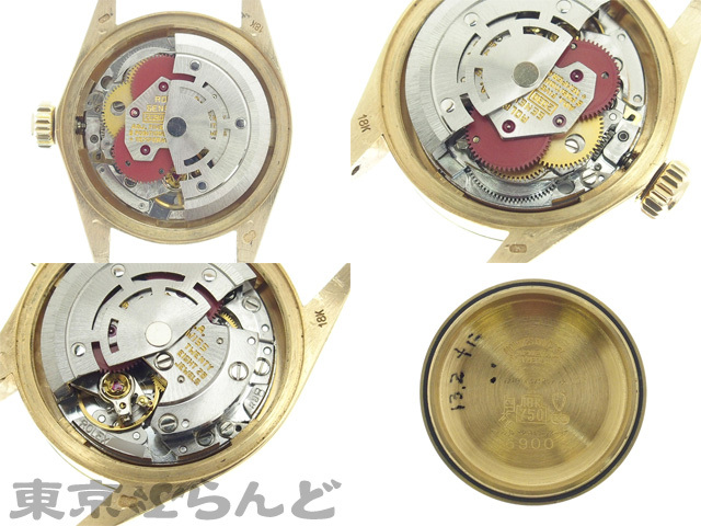 101445642★1円 稼働品 ロレックス ROLEX デイトジャスト 時計 腕時計 レディース 金無垢 6917 cal.2030 アンティーク ロレックス Yahoo!オークション Yahoo ジャンク」(パーペチュアル 0 ロレックスの通販
