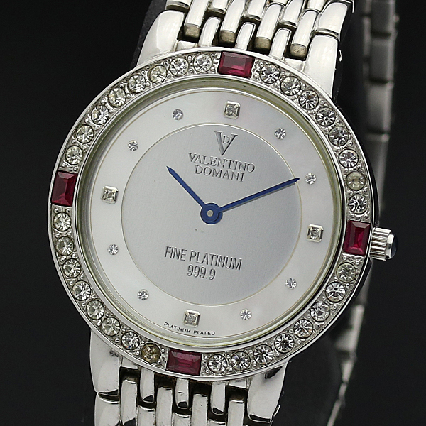 【安い，SALE】 1円 稼働品 バレンチノドマーニ FINE PLATINUM 999.5 VD- 2038 石入り ホワイトシェル SS QZ メンズ腕時計 A0006146(2針（時、分）)｜売買されたオークション情報、yahooの商品情報をアーカイブ公開 - オー その他