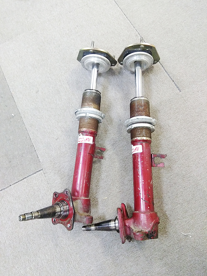 ジャンク】ぶどうの樹 AE86 レビン トレノ フロント車高調 【最低落札