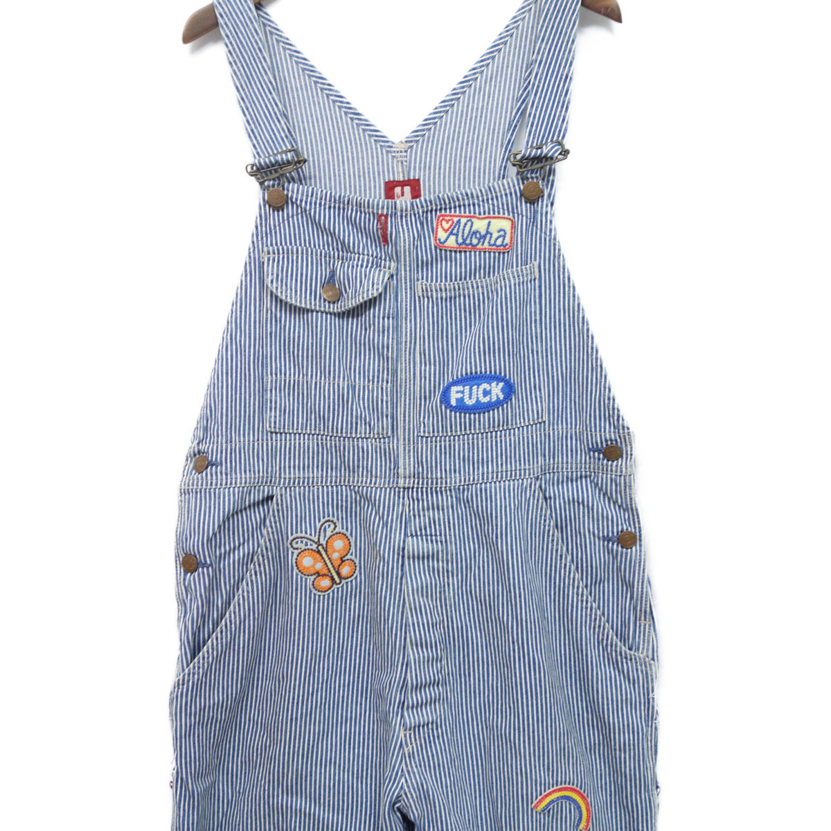 1円 ヒステリックグラマー HYSTERIC GLAMOUR ヒッコリー ワッペン付き