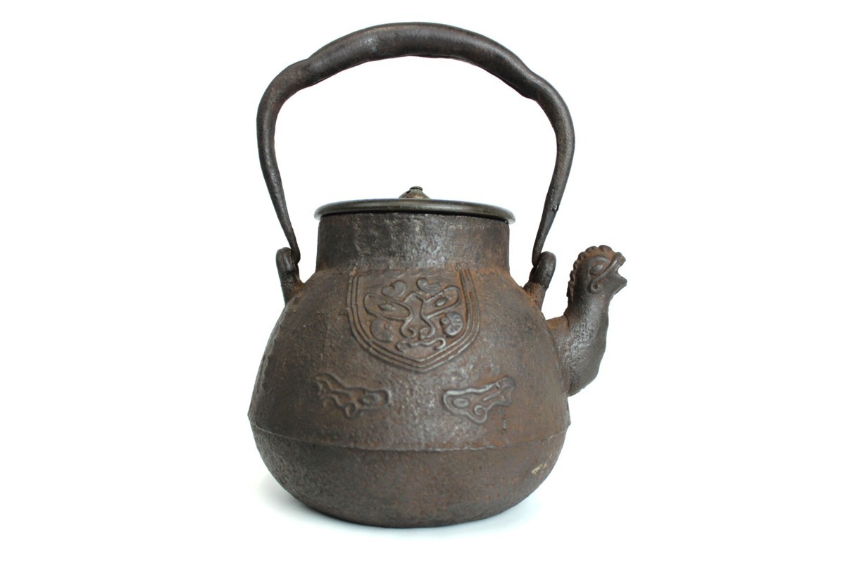 驚きの破格値，100%新品 【董芸】時代茶道具 龍文堂造 獣口 饕餮