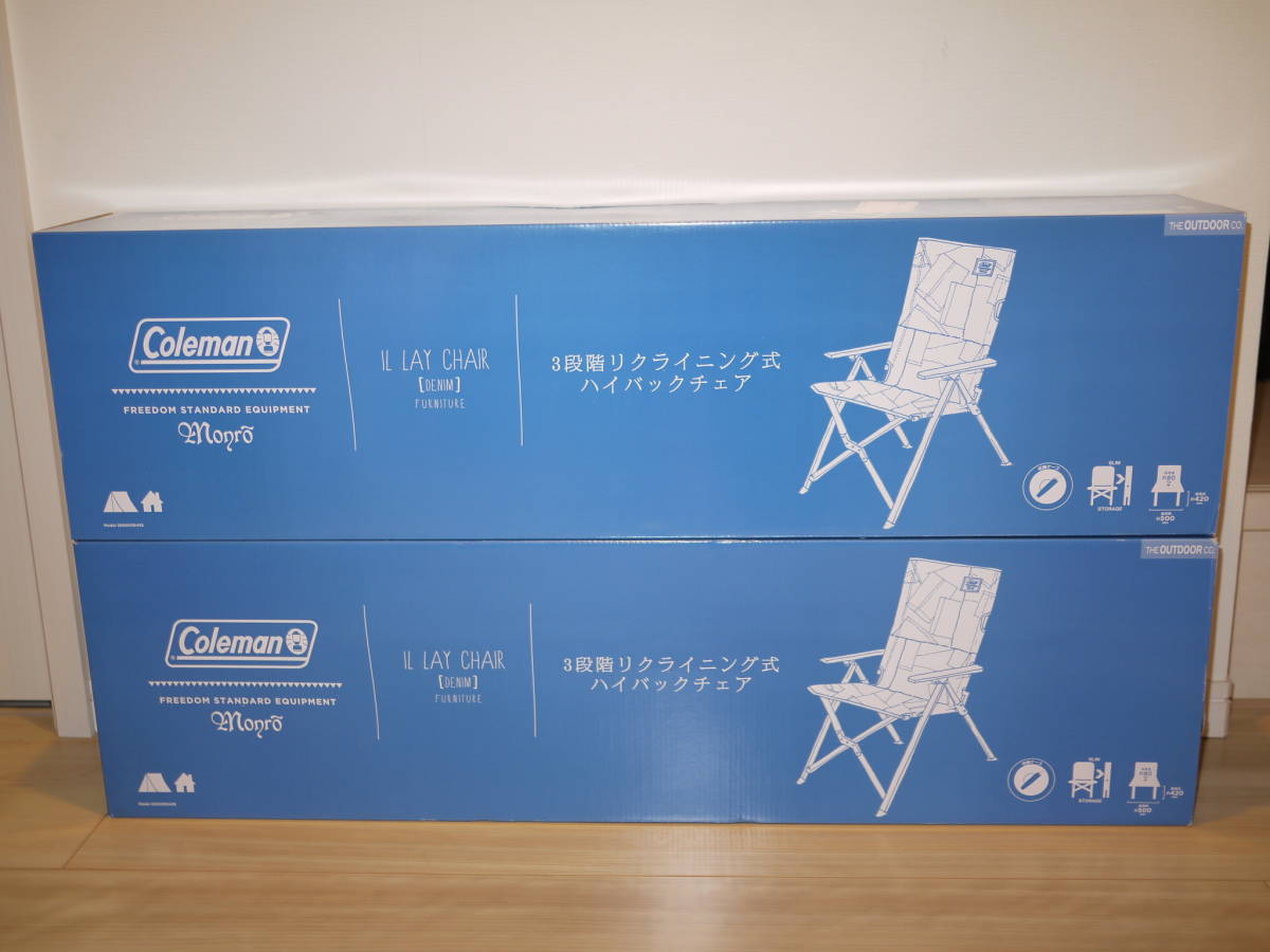 【安い，限定セール】 コールマン ILレイチェア デニム 2脚セット インディゴ(コールマン)｜売買されたオークション情報、yahooの商品情報をアーカイブ公開 - オークファン コールマン