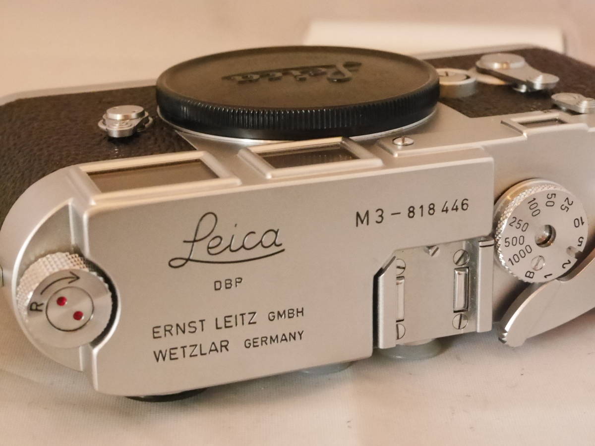 ☆M3 LEICA ライカ M3 ダブルルストローク 818番台 1956年 動作・撮影 