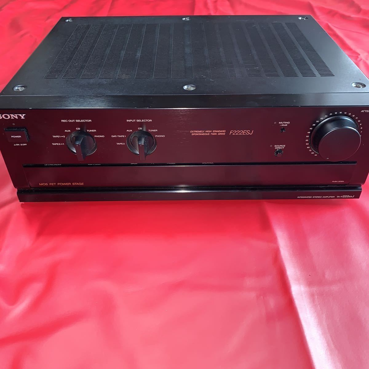 ＳＯＮＹ　プリメインアンプ　ＴＡ－Ｆ２２２ＥＳＪ　【動作品　美品】 SONY ソニー プリメインアンプ TA-F222ESJ JSONY 063386 ⁄ | 「sony
