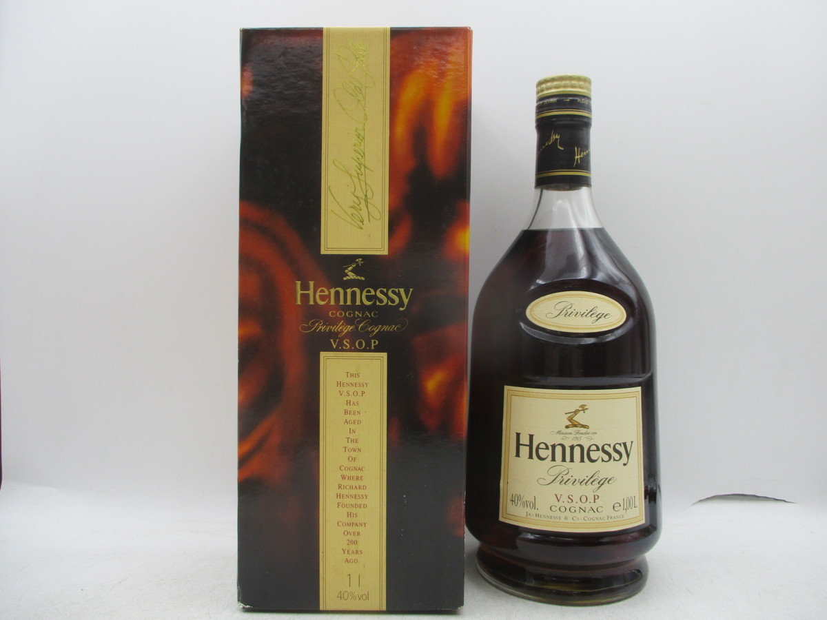 同梱OK商品HENNESSY ◇注目! ヘネシー VSOP プリヴィレッジ 1000ml 40