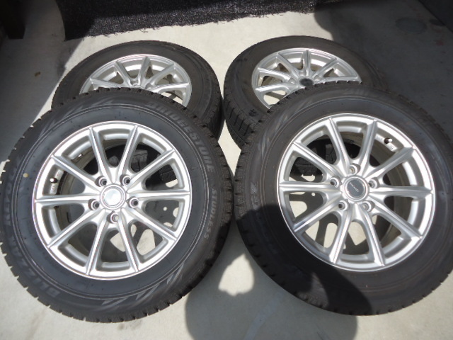 ☆215/60R16ブリジストンREVOGZ ECO FORM 6.5J+54 オデッセイヴェゼル 