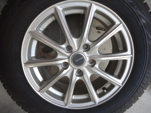 ☆215/60R16ブリジストンREVOGZ ECO FORM 6.5J+54 オデッセイヴェゼル 