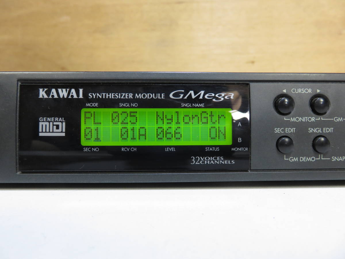 KAWAI カワイ GMega SINTHSIZER MODULE【通電確認済み】シンセサイザー