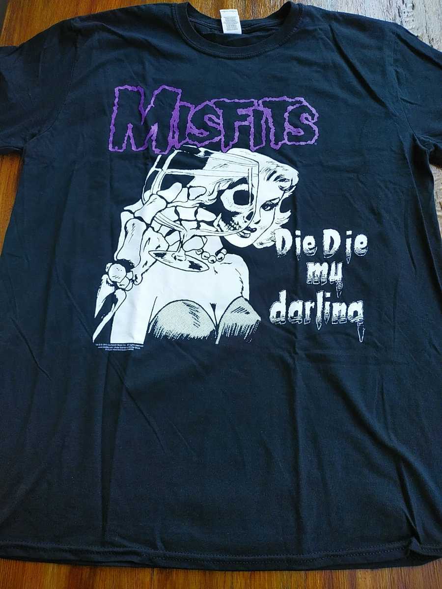 【最新作，豊富な】 MISFITS ミスフィッツ Die Die My Darling Tシャツ 黒XL オフィシャル / danzig samhain undead slayer motorhead metallica(Tシャツ)｜売買されたオークション情報、yahooの商品情報をアーカイブ公開 - オークファン Tシャツ