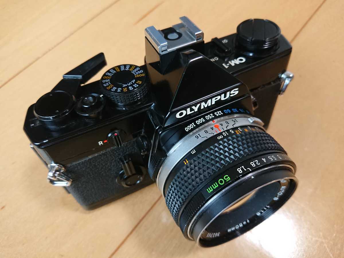 50mm OM-1 プリズム腐食なし f1.8 OLYMPUS OM1 F1.8 オリンパス