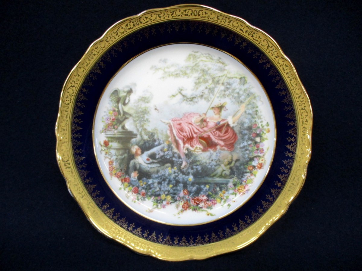 最安値，お得 C2390 リモージュ / Limoges 陶器製 飾り皿 フランス製 金彩 大皿 西洋陶磁器 インテリア 雑貨 置物 C-6(プレート、皿)｜売買されたオークション情報、yahooの商品情報をアーカイブ公開 - オークフ プレート、皿