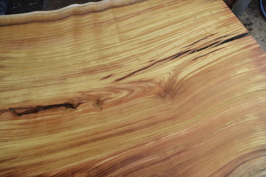 小物入れ 欅(ケヤキ) 幅9.7cm 高20.5cm 茶筒型 円筒形 超銘木