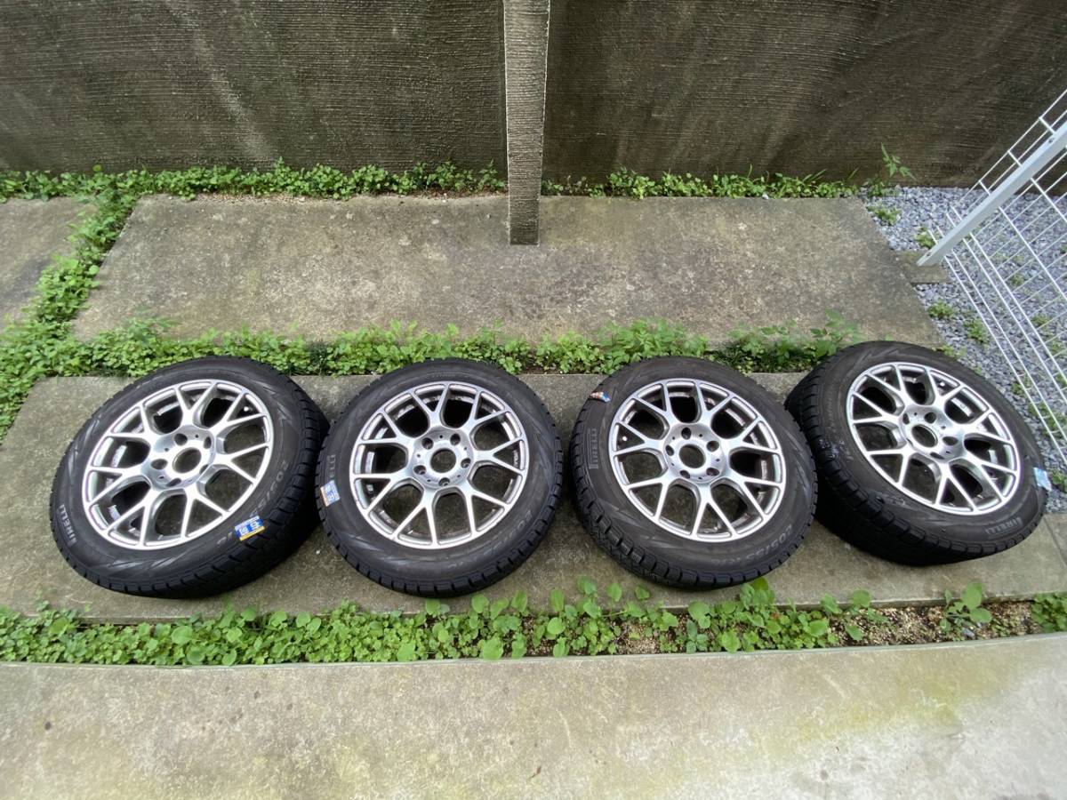 中古 ピレリ 4本セット スタッドレスタイヤホイールセット