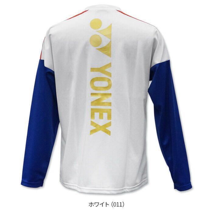 ヨネックス　バドミントン　ロングスリーブＴシャツ　限定品　ホワイト　Mサイズ⑤ 新品 【YOB19275(011)】YONEX(ヨネックス) ユニ ロングスリーブ T