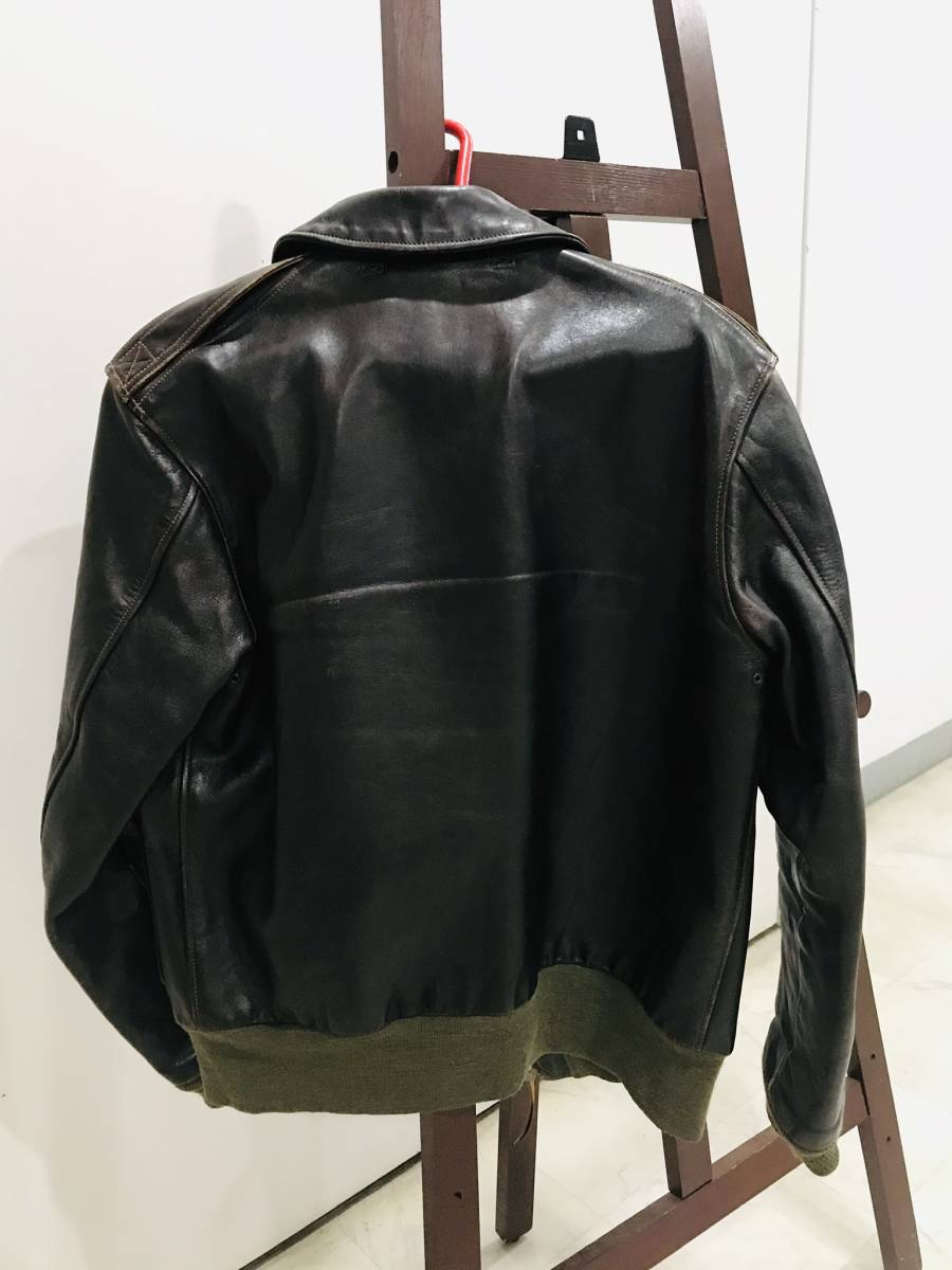 THE REAL McCOY'S リアルマッコイズ TYPE A2 レッドシルク サイズ38