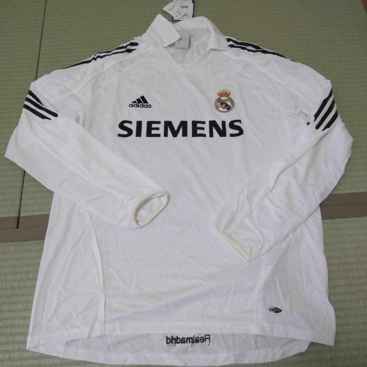  05-06 レアルマドリー／Real Madrid Home 長袖 Lサイズ CL仕様(リーガ・エスパニョーラ)｜売買されたオークション情報、yahooの商品情報をアーカイブ公開 - オークファン ユニフォーム