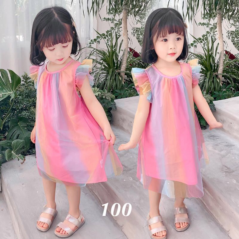 1円 子供服 100 おしゃれ チュール ワンピース プリンセス レース レインボー 夏 洋服 こども キッズ かわいい スカート 100 95 104cm 売買されたオークション情報 Yahooの商品情報をアーカイブ公開 オークファン Aucfan Com