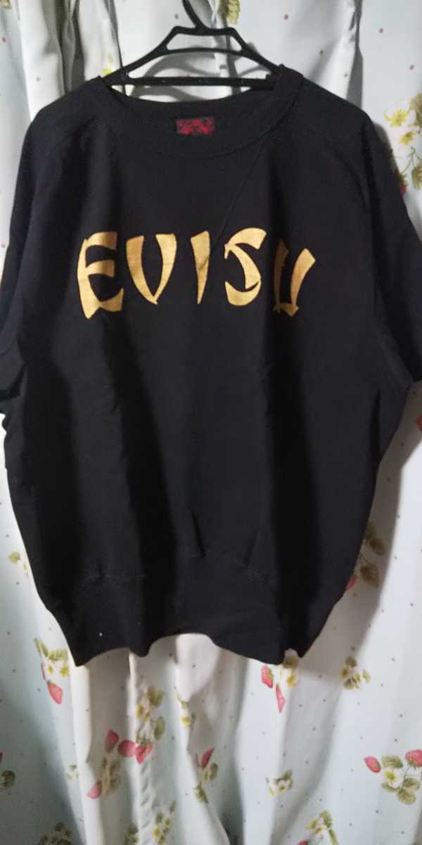 ☆EVISU 半袖スウェット 南無阿弥陀仏 LOT4310 SIZE6 黒×金文字