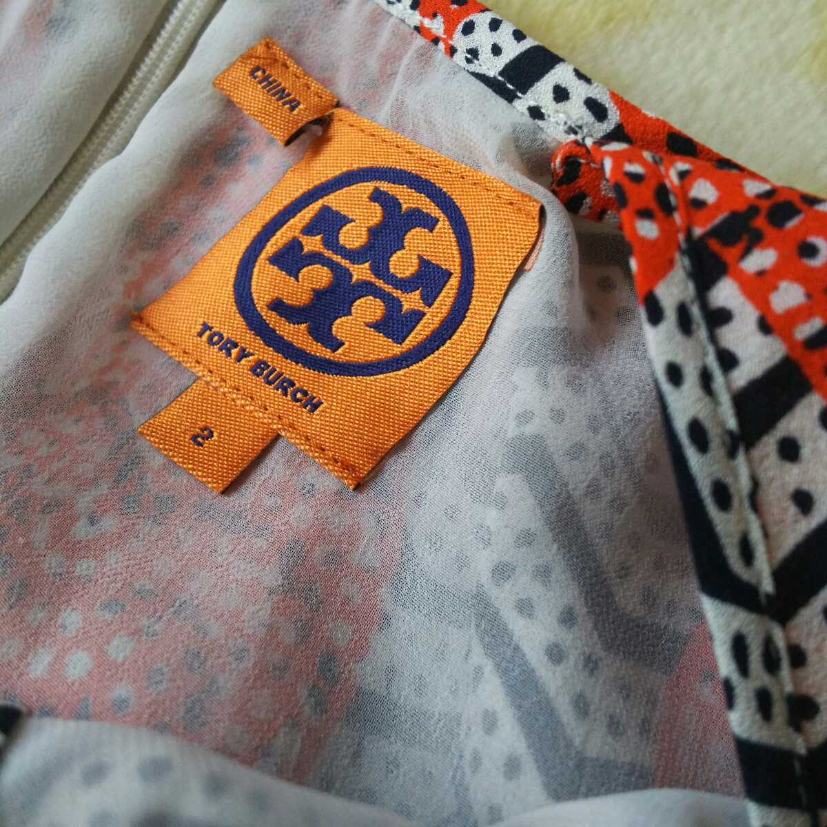 新品 TORY BURCH トリーバーチ マキシワンピース シルクワンピース 絹