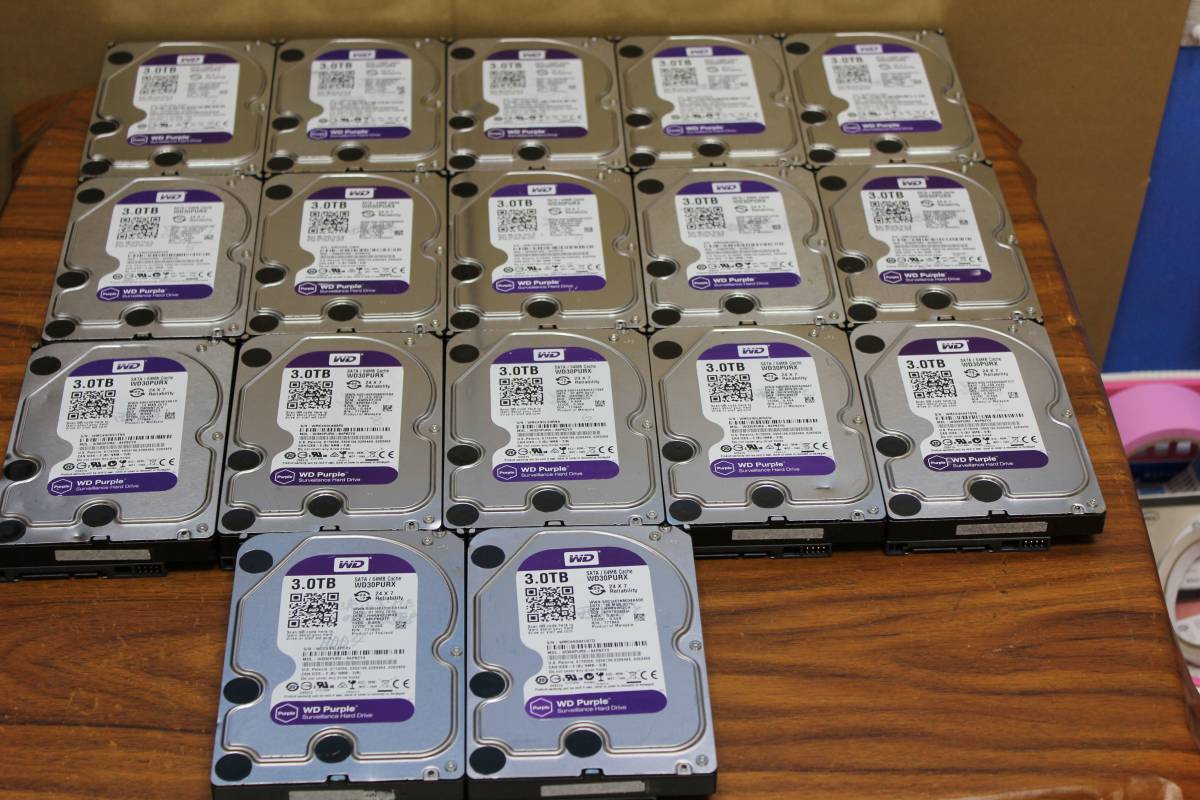 割引半額 ジャンク品☆Western Digital WD30PURX 3.5インチHDD SATA3