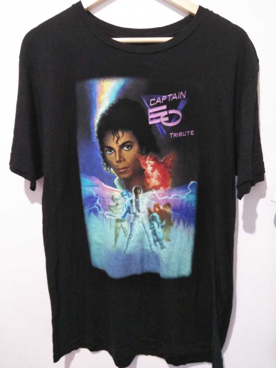 【レア】Michael Jackson キャプテンEO Tシャツ　Mサイズ マイケルジャクソン MJ キャプテンEO ディズニー Tシャツ サイズM 音楽