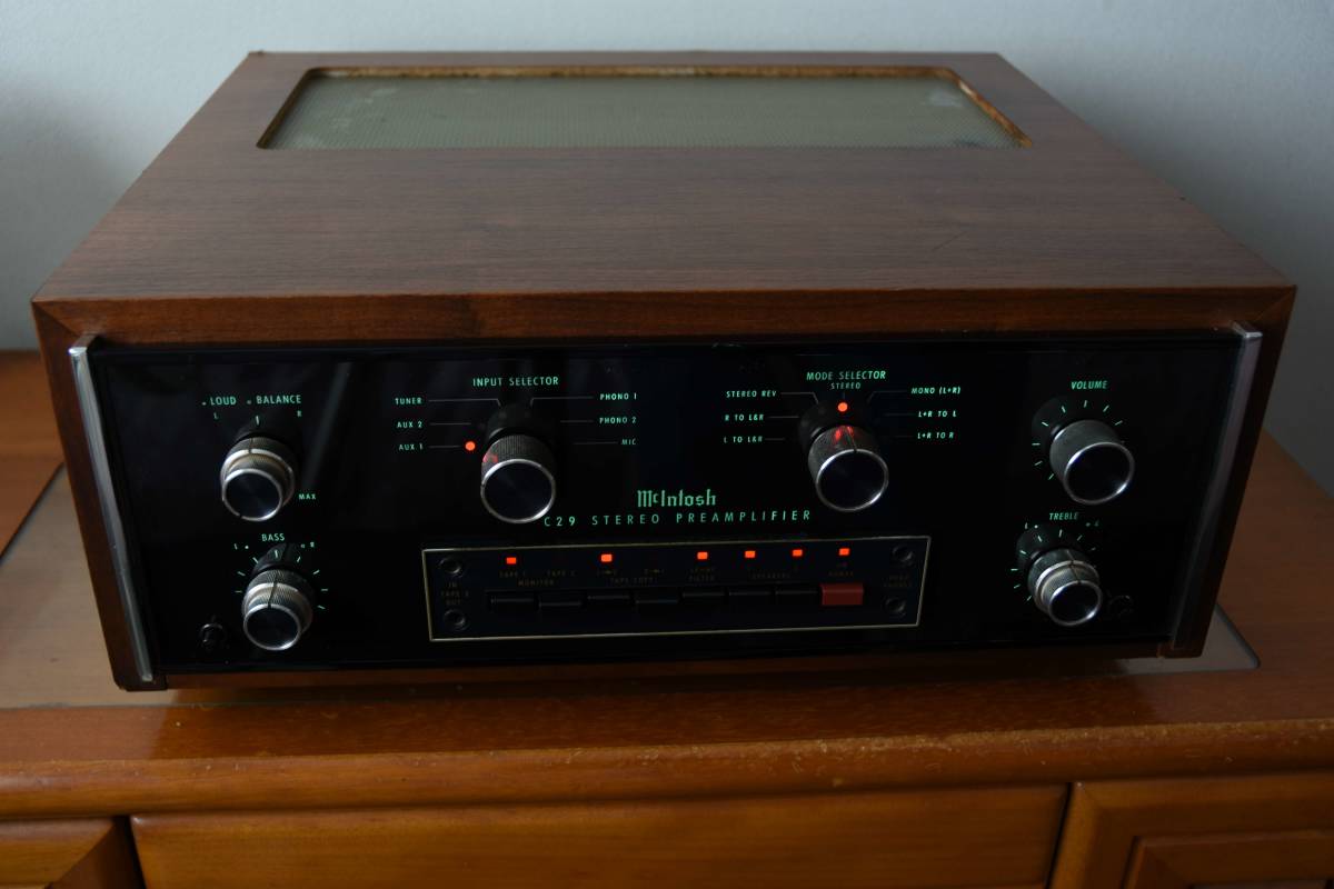 C29 McIntosh マッキントッシュ プリアンプ 買取実績 ウッド |McIntosh