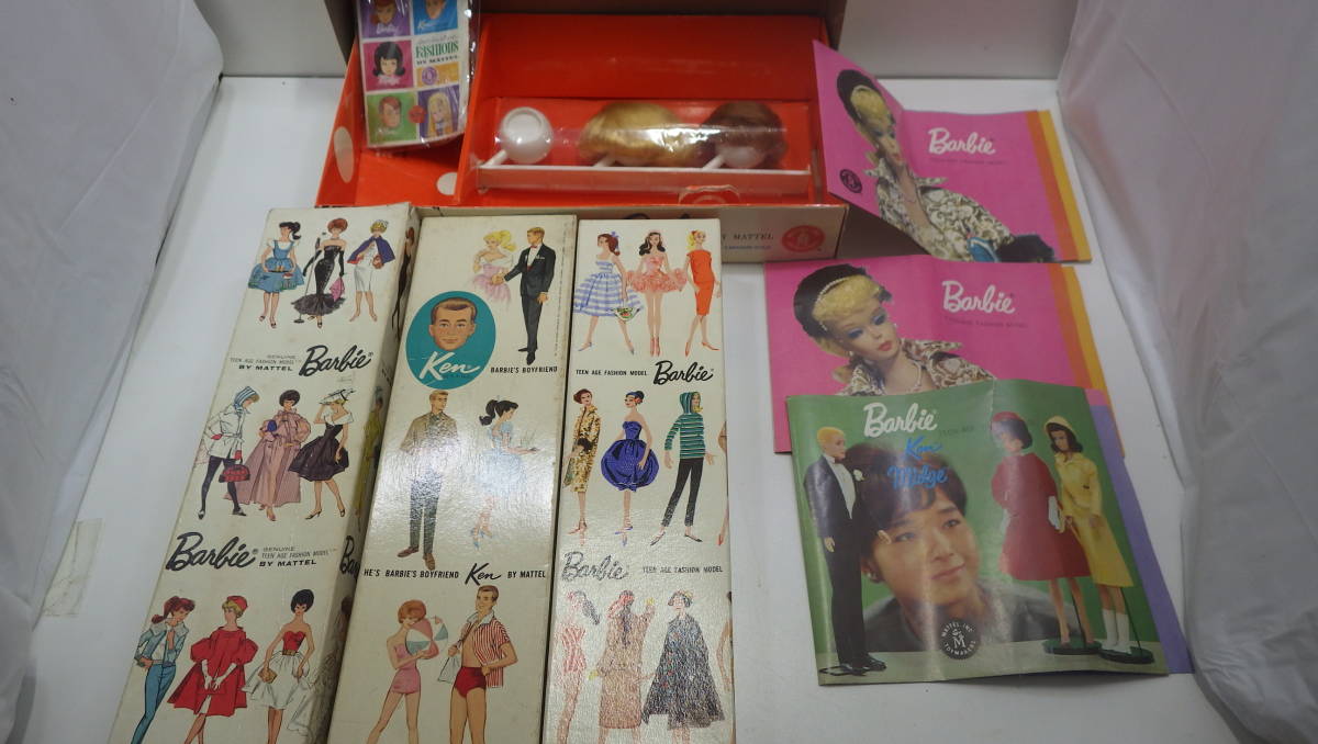 ビンテージ 60s Barbie - MATTEL1962年 ブルンネット doll 着せ替え 