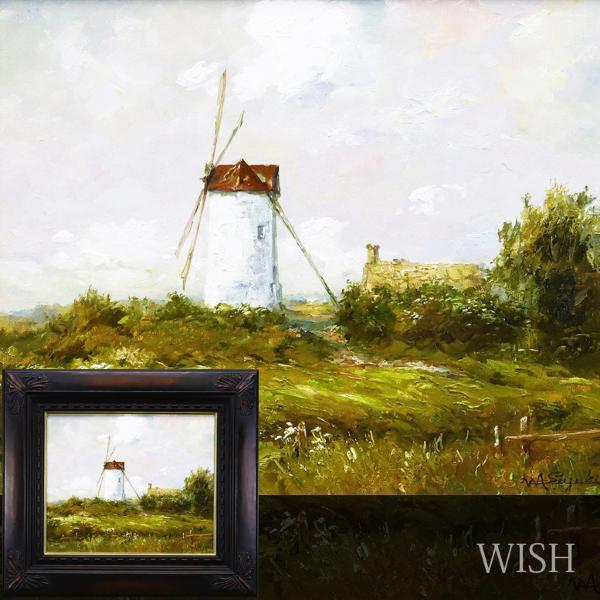 新作登場，格安 真作 WISH 鈴木政輝 白い風車 油彩 8号 共シール 美景逸品 〇海洋 帆船画巨匠 運輸大臣賞 船の科学館他収蔵 #20073367(自然、風景画)｜売買されたオークション情報、yahooの商品情報をアーカイブ 自然、風景画